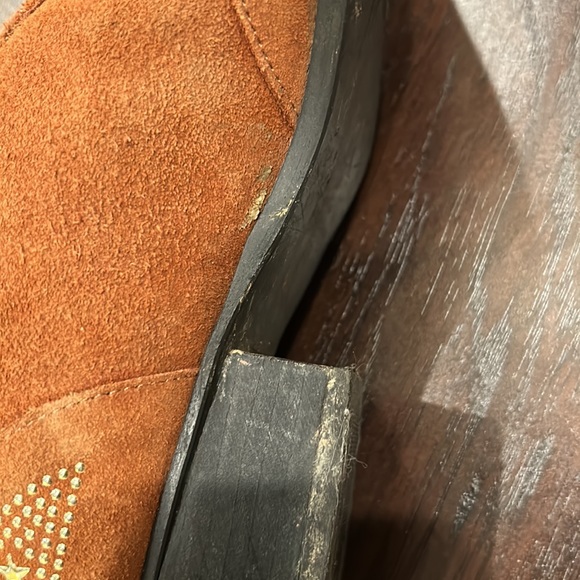 Adorable Musta in Spanish leather lace up,star studded shoes. - Picture 9 of 11